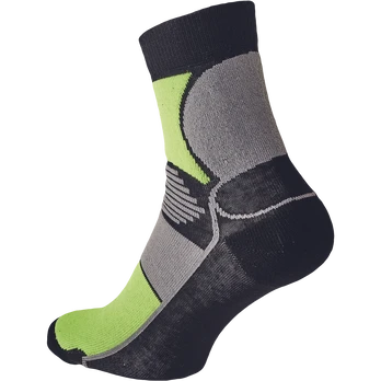 Kojinės vyrams Cerva Knoxfield Basic, juoda/geltona, 41-42 dydis