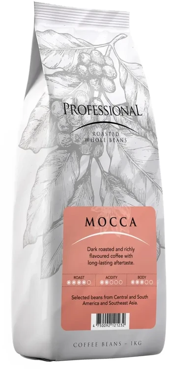 Melna Coffee Kavos pupelės PROFESSIONAL MOCCA