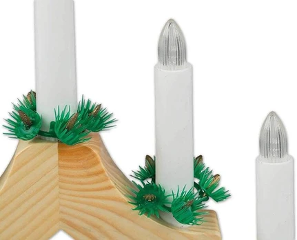 Adventinis medis su 7 Led žvakutėmis