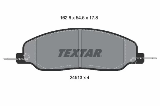 TEXTAR 2451301 Brake pad set