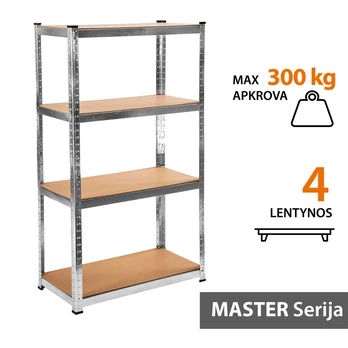 Metalinė laikymo lentyna 180x120x60 MASTER