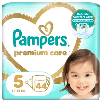 Sauskelnės PAMPERS PREMIUM CARE VALUE PACK 5 dydis, 44 vnt..