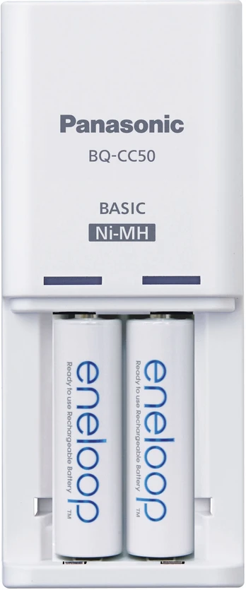 Panasonic eneloop battery charger BQ-CC50 + 2x1900