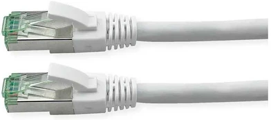 ROLINE RM Patchkabel Cat.6A S/FTP (PiMF), wei, 1,5 m
