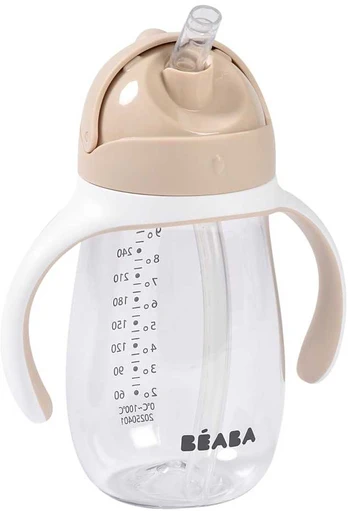 BEABA GERTUVĖ SU ŠIAUDELIU, 300 ML, CLAY