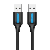 USB 2.0 kabelis Vention COJBH 2 m juodas PVC kaina