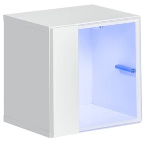 Vitrina ASM Switch WW5, balta, 30 cm x 25 cm x 30 cm