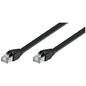 Goobay Kabelis LAN Patchcord CAT 6 U/UTP FLAT juoda 0,5m