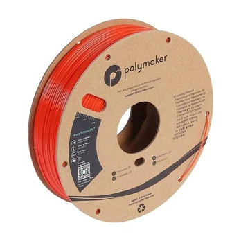 Plastikas Polymaker PolySmooth PVB - 1.75mm - 0.75kg - Coral Raudona