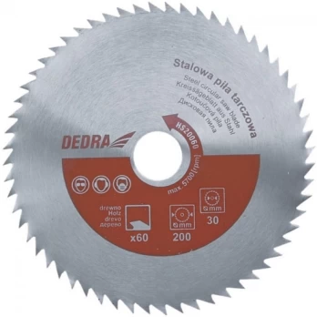 Diskinis pjūklas medienai Dedra 500x60x30mm HS50060