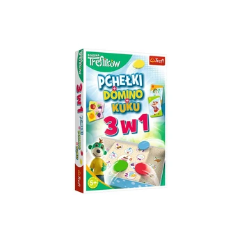 Gra Trefliki 3 w 1 Pchełki Domino Kuku