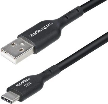 4M USB-A TO USB-C CABLE BLACK/CORD USB 2.0 DATA TRANSFER