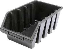 Dėžutė sandėliavimui juoda L 204x340x155mm (78834) kaina