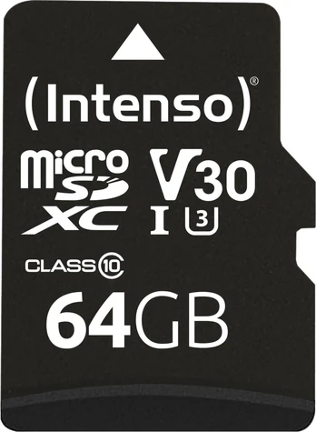 MEMORY MICRO SDXC 64GB C10/W/ADAPTERIS 3413490 INTENSO