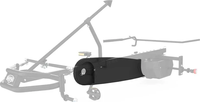 Berg XXL Frame - Chain guard front part