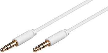 Kabelis MicroConnect Jack 3.5mm - Jack 3.5mm 3m balta (AUDLL3W)