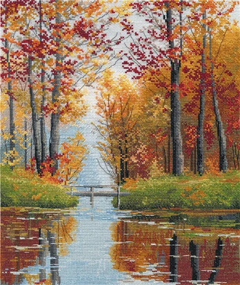 Cross stitch kit "Autumn has come" S1642