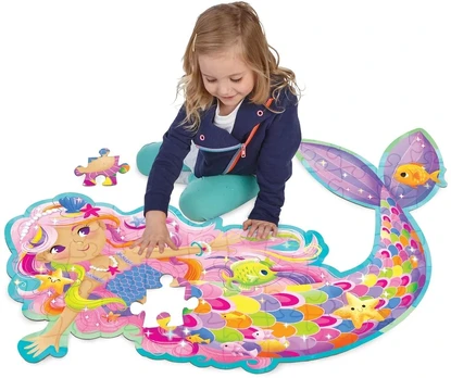 Grindų dėlionė „Magical Mermaid Floor Puzzle“