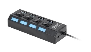 HUB USB 3.0 4 prievadų Rebel kaina