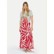 ONLY Maksi sijonas Chigo Sakura 15366894 Raudona Regular Fit