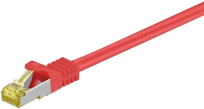 Goobay Kabelis LAN Patchcord CAT 7 S/FTP raudona 7,5m