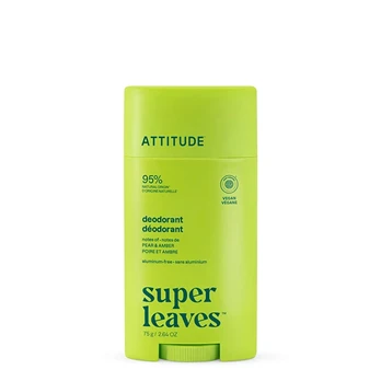 Attitude - Natural deodorant Super Leaves Pear & Amber Deodorant 75 g