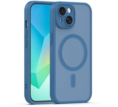 Dėklas Telforceone Mag Matt case for iPhone 13 6,1' dark mėlynas camera protection