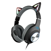 Ausinės Foxxray FXR-BAL-62 BK Shining Cat kaina