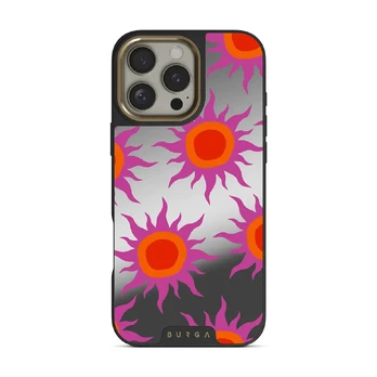 Sunset Glow - iPhone 16 Pro Case, Elite Mirror (MagSafe) / Gold
