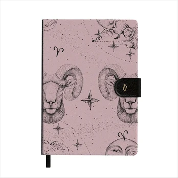 Aries - Notebook, A5 (14.8 x 21cm) / Dotted / Pink