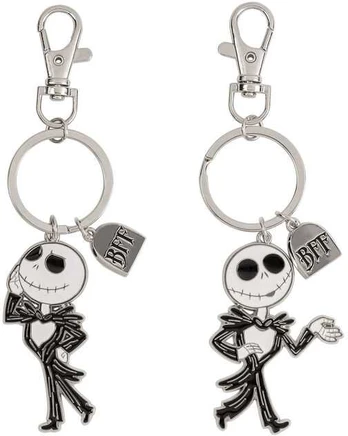 Peers Hardy Disney Nightmare Before Christmas Jack Skellington Set 2 keychains