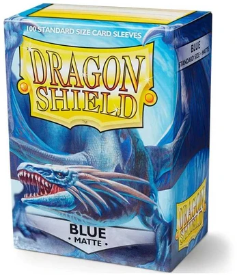 Dragon Shield: Standard Sleeves: Mėlyna [Matte] (100 Sleeves)