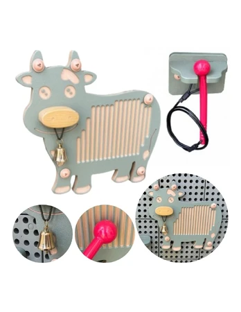 MASTERKIDZ Guiro Musical Instrument Cow STEM Accessories