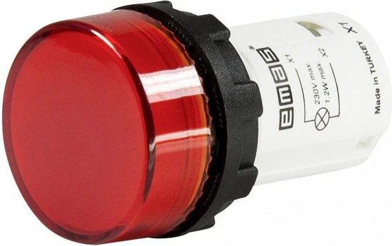 Emas Signalinė lempa 230V raudona (T0-MBSD220K)