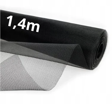 Juodas tinklelis metrais 1,4 m x 1 m Moskitiera