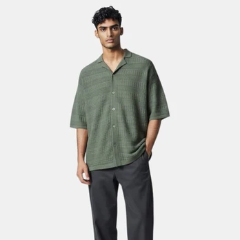 Vyriški chaki spalvos marškinėliai Jack&Jones, L