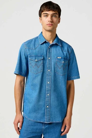 Džinsiniai marškiniai WRANGLER