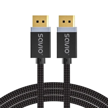 SAVIO DISPLAYPORT (M) - KABELIS DISPLAYPORT (M), V1.4, 3 m, CL-176