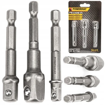 Powermat HEX adapterių rinkinys galvutėms, 3 vnt.