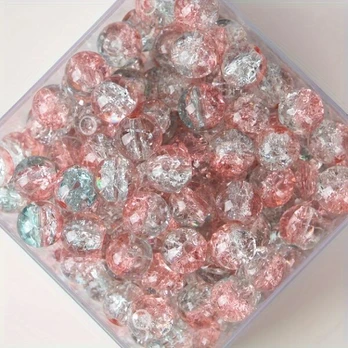Dekoratyviniai karoliukai, Light Pink Blue Gradient
