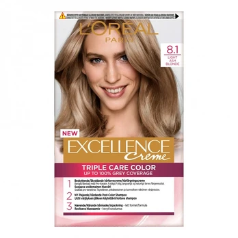L'OREAL EXCELLENCE plaukų dažai 8.1 Light Ash Blonde