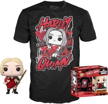 Funko Set figure POP & Tee DC Comics Escuadron Suicida Harley Quinn