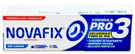 Urgo Novafix Pro3 Tasteless Adhesive Kreminis protezų tvirtinimo kremas 50g
