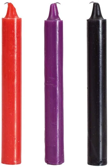 Doc Johnson Japanese Drip Candles 3-Pack Multicolor Low-Temperature