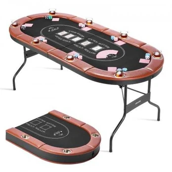 Sulankstomas pokerio stalas 8 žaidėjams