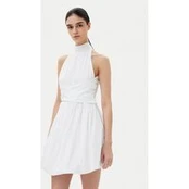 ViCOLO Kokteilinė suknelė TD0606 Balta Regular Fit