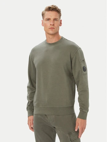 C.P. Company Džemperis 21CMSS718A006372R Žalia Regular Fit