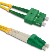 Qoltec Patchcord fiber optic SC/APC - LC/APC | Singlemode | 9/125 | G652D | Duplex | 5m kaina