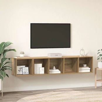 TV spintelės komplektas 2 pcs Amatininkų ąžuolas