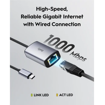 Cudy USB-C to Ethernet Adapteris